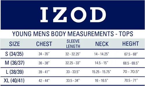 Vista 2 de IZOD Camisa Oxford de manga corta con botones para hombre joven