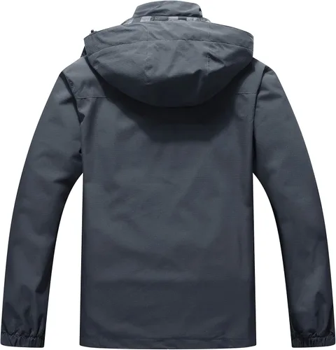 Vista 2 de Chaqueta impermeable y rompevientos para hombre ligera y transpirable