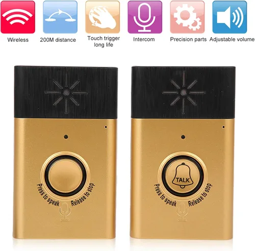 Vista 3 de Timbre de voz inalámbrico inteligente, intercomunicador de voz bidireccional, sistema de control de acceso, volumen ajustable para el hogar