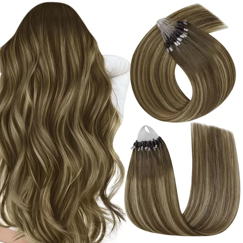 Vista 73 de Easyouth - Extensiones de cabello con alambre rubio, extensiones de cabello humano real, reflejos rubios ceniza, extensión de cabello rubio con hilo