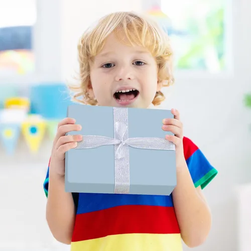 Vista 7 de Whaline 90 hojas de papel de seda azul polvoriento, papel de regalo azul degradado de 13.7 x 19.6 pulgadas, 6 colores sólidos para manualidades