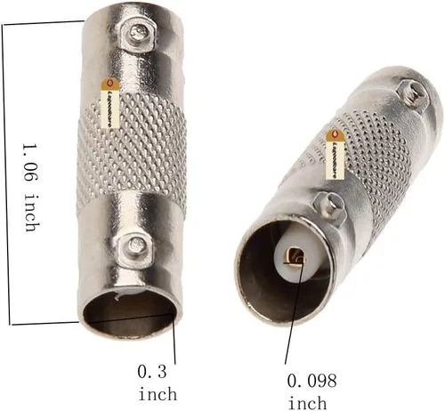 Vista 6 de Lsgoodcare 40 piezas BNC macho a RCA hembra y BNC hembra a RCA macho y BNC hembra a BNC hembra y BNC macho a RCA macho Convertir adaptador