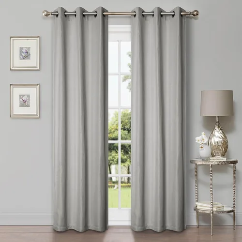 Vista 16 de BNM - Paneles de cortinas opacas para oscurecer la habitación, cortinas para cocina, dormitorio, oficina, ventanas de sala de estar, detalles