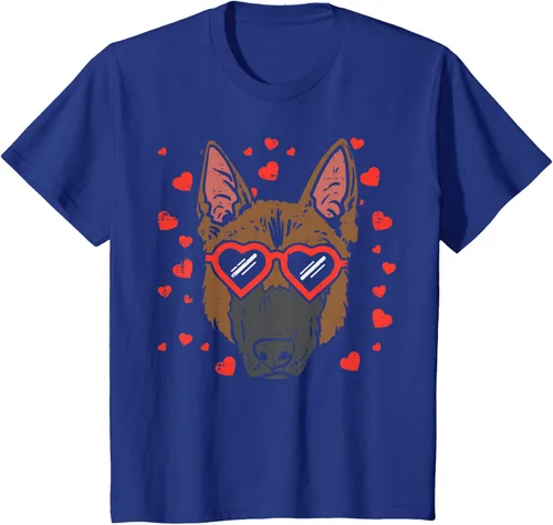 Vista 41 de Camiseta de regalo para perro con cara de pastor alemán, Negro, S