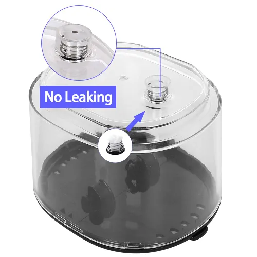 Vista 2 de Piezas de repuesto para irrigador oral Waterpik Sonic Fusion Portable Water Flosser SF-01W SF-01 válvula de junta de depósito (SF-01W tanque negro)