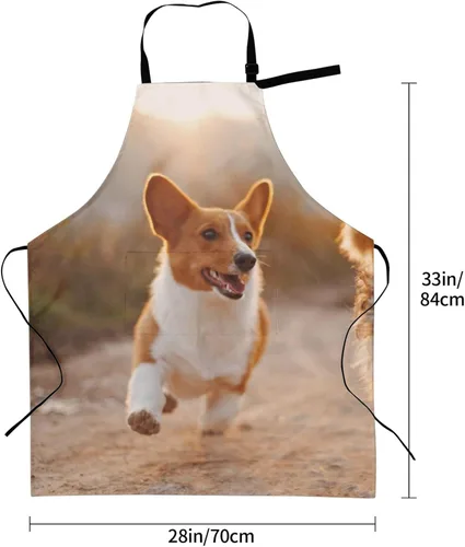 Vista 4 de Delantales personalizados con 2 bolsillos, diseño de tu propio nombre, texto, logotipo, delantal personalizado, resistente a la suciedad, delantales