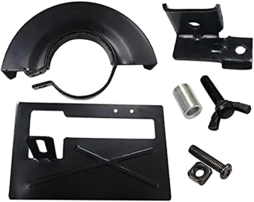 Vista 5 de Funda protectora de soporte de corte especial para amoladora angular, cubierta protectora ajustable, cubierta protectora para molino angular