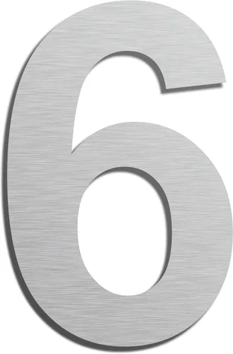 Vista 44 de Números de casa autoadhesivos – Números de puerta de acero inoxidable de 6 pulgadas para exteriores – Número de casa grande y moderno, número