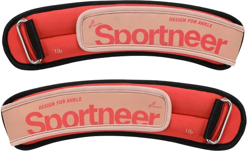 Vista 11 de Sportneer Pesas de tobillo de 0.5/1/2/3/5 libras, 1 par de pesas de muñeca y pierna para mujeres, hombres, niños y niños con correas ajustables