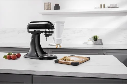Vista 6 de Accesorio con prensa para pasta gourmet KitchenAid KSMPEXTA con 6 placas de pasta intercambiables