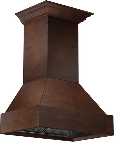 Vista 10 de Z Line 355WH-36 - Campana extractora de madera para montaje en pared, 1200 CFM, 36 pulgadas, nogal/Hamilton