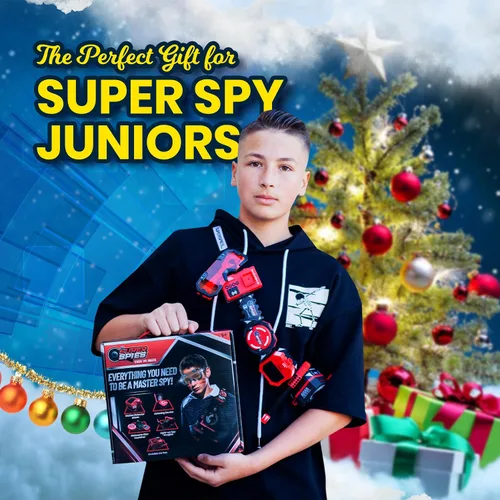 Vista 7 de STICKY LIL FINGERS SuperSpies Secret Agent Spymaster Kit - Spy Gear Ninja Juguetes y artilugios para niños de 8 a 12 años Kit de detective