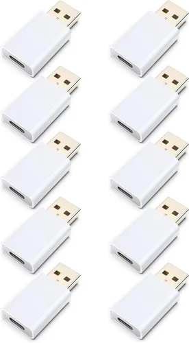 Vista 13 de LMUBOY Adaptador USB a USB-C, compatible con Apple MagSafe Watch 7/8/9/10/SE/Ultra, adaptador tipo C hembra a USB macho para iPhone 16 15 14 13 12