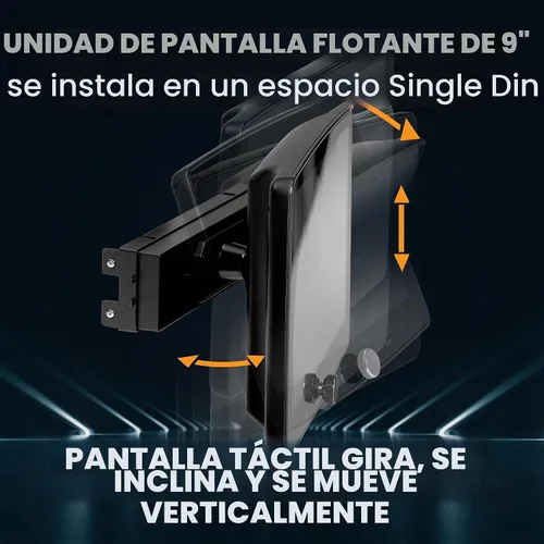Vista 4 de BOSS Audio Systems Elite BE9ACP Estéreo de Auto - Apple CarPlay, Android Auto, 9 Pulgadas DIN Único, Pantalla Táctil, Unidad Principal Bluetooth