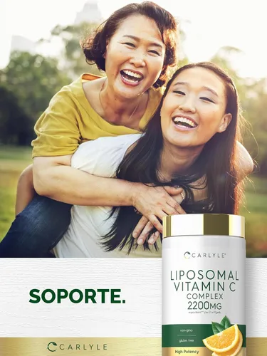 Vista 6 de Carlyle Vitamina C liposomal 2200mg 90 cápsulas blandas