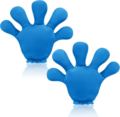 Vista 27 de Geyoga 2 pares de guantes grandes de disfraz de manos de dibujos animados, guantes de Halloween para fiestas, cumpleaños, juegos de rol, disfraces