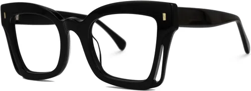 Vista 2 de Zeelool Marco de gafas cuadradas vintage para hombres y mujeres con lente transparente sin receta Dayana ZJGA998707