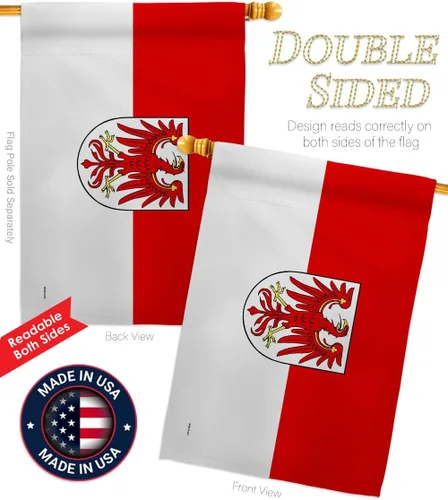 Vista 3 de Americana Home & Garden Brandenburg House Flag Regional Germany States Central Europe Territory Old History Country Particular Area Decoration