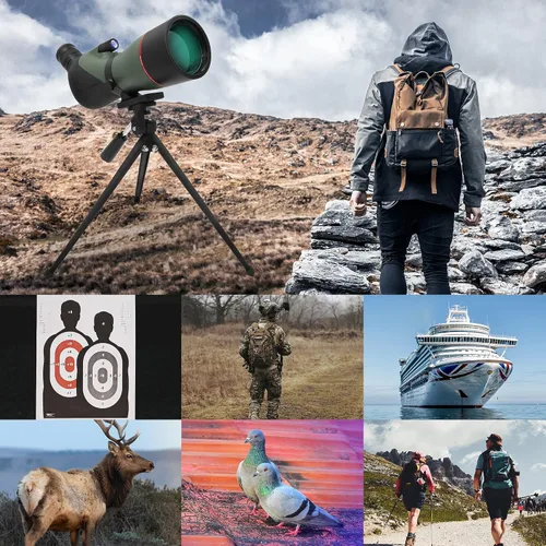 Vista 5 de Astromania Spotting Scopes with Tripod, Carry Bag, 45 Degree Observation Angled, Waterproof & Portable for Bird Watching, Outdoors Scenery, Wildlife