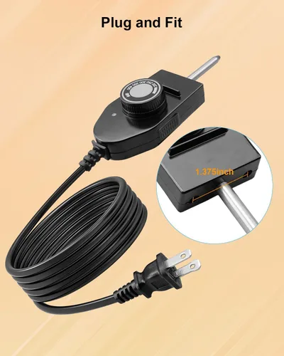 Vista 5 de Cable de alimentación para plancha de sartén eléctrica para Presto 1