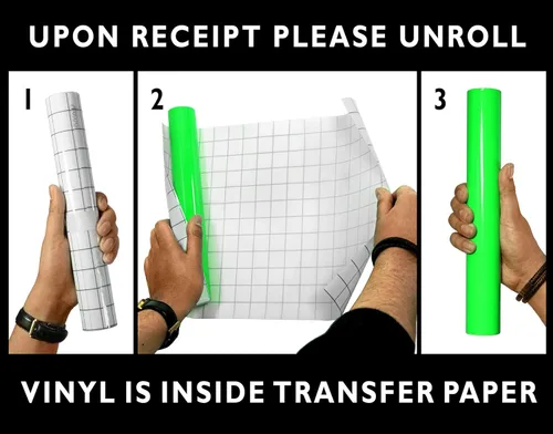 Vista 2 de ORACAL Vinilo adhesivo negro brillante para manualidades, para Cameo, Cricut y Silueta incluyendo rollo de papel de transferencia transparente