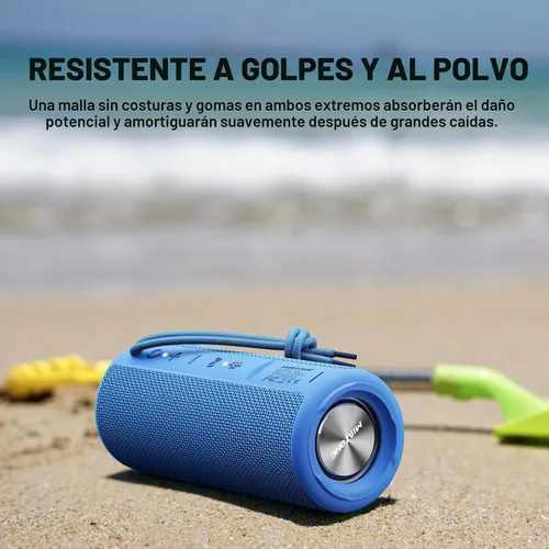 Vista 3 de MIATONE Altavoces Boombox al Aire Libre Portátiles Bluetooth Altavoces Inalámbricos Impermeables - Azul