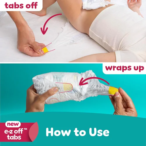 Vista 6 de Pañales Pampers - Swaddlers 360° - Talla 3, 70 unidades, hasta 100% de protección contra fugas, ajuste cómodo y seco, diseñado para cambios fáciles