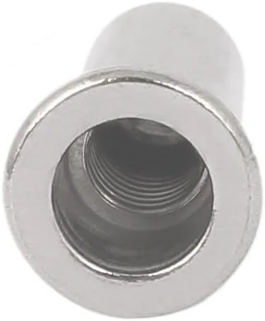 Vista 4 de uxcell A16070700ux0252 M5x18.0.197 in 304 Acero inoxidable Recto Moleteado Cerrado Remache Tuerca Cierre 20pcs