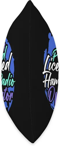 Vista 2 de Frequency System & Radio Stations Designs Ham Operator Administrator Nerd - Almohada de radio aficionado, 16 x 16 pulgadas, multicolor