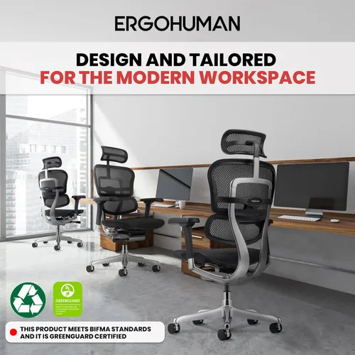 Vista 6 de Silla ergonómica giratoria, de malla, altura de asiento de 18.1 pulgadas a 22.9 pulgadas, respaldo alto con apoyacabezas, color borgoña, de Negro