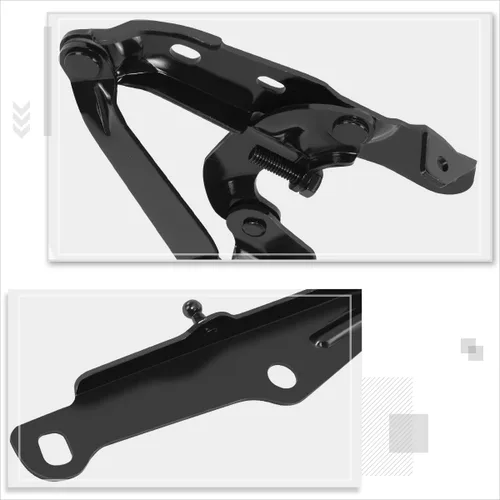 Vista 5 de [Izquierda/lado del conductor] Bisagra de capó frontal estilo fábrica compatible con Chrysler 300/Dodge Challenger Charger 05-14
