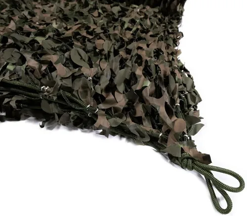 Vista 4 de CamoSystems Red de camuflaje reforzada Redes de camuflaje 3D, impermeable y protección UV, tela silenciosa antidesgarro