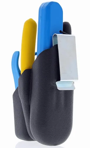 Vista 3 de IDEAL Electrical 33-622T LinearX3 Kit de compresión coaxial de cadera para conectores F/BNC/RCA, kit de herramientas de arranque con conector 10 F