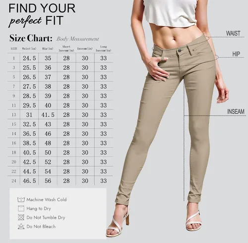 Vista 7 de Hybrid & Company Jeans ajustados súper elásticos y cómodos para mujer