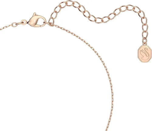 Vista 3 de SWAROVSKI Stella Necklace, Earrings, and Bracelet Crystal Jewelry Collection, Kite Cut Crystals, Rose Gold Tone Finish