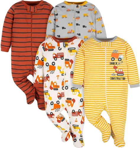Vista 16 de Gerber Sleep 'n Play - Mamelucos para niños, paquete de 4