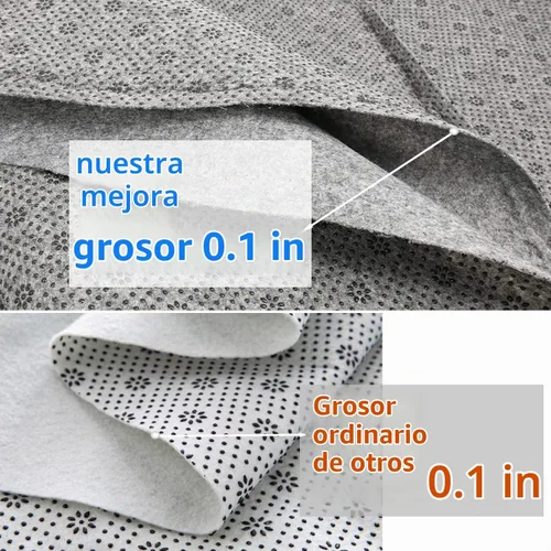 Vista 2 de Tela antideslizante de acolchado de 71 x 39 pulgadas, 0.079 in de grosor
