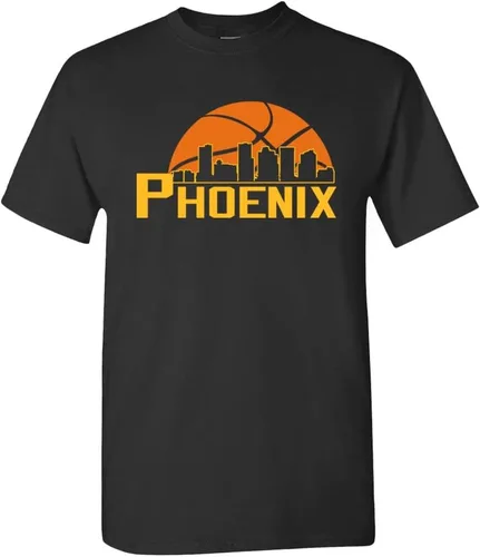 Vista 39 de Xtreme Apparrel Camiseta Team Cityscape Skyline para los fanáticos del baloncesto
