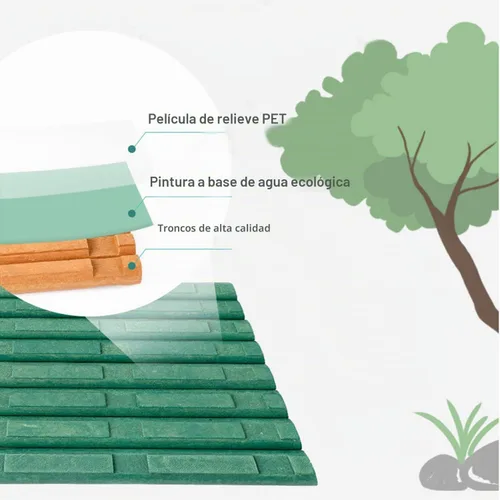 Vista 5 de 90 piezas de bloques de construcción de madera para niños pequeños, juego de troncos de cabaña de madera clásico, juguete educativo preescolar