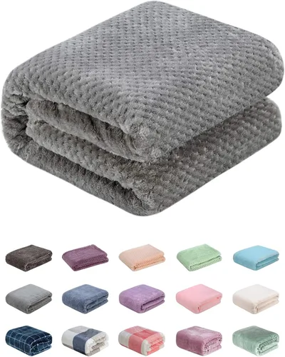 Vista 77 de Manta difusa o manta mullida para bebé, suave y cálida y acogedora manta de lana de coral para niños pequeños, bebés o recién nacidos, para cuna