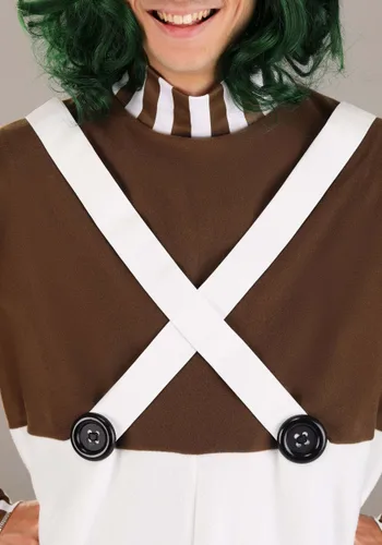 Vista 3 de Disfraz de Oompa Loompa de Willy Wonka para Adultos Multicolor
