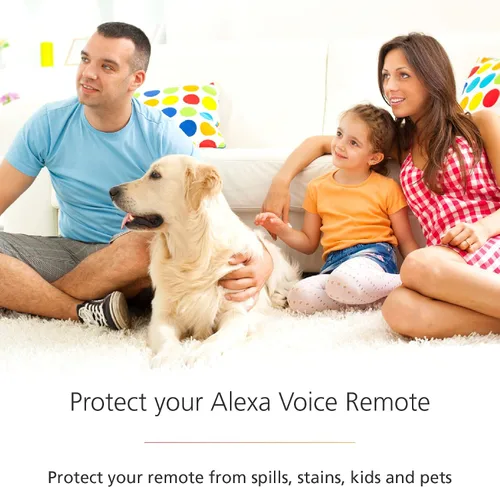 Vista 5 de Funda hecha para Amazon Remote Cover Case, para Alexa Voice Remote Lite Negro
