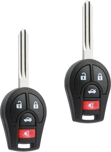 Vista 9 de Llavero de entrada sin llave control remoto compatible con Nissan Rogue Cube Juke Versa NV 2008 2009 2010 2011 2012 2013 2014 (CWTWB1U751)