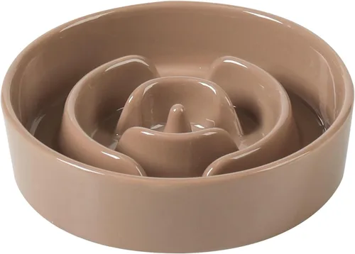 Vista 11 de Havniva Cuencos elevados para perros de alimentación lenta, 6.1 pulgadas 1 x café marrón - C