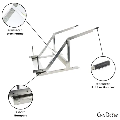 Vista 2 de CanDo Rickshaw - Sistema de rehabilitación en silla de ruedas que proporciona terapia física sentada, entrenamiento de fuerza, ejercicio, fitness