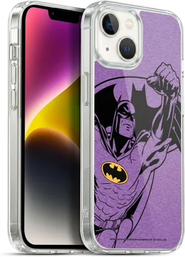 Vista 271 de Head Case Designs Funda de gel con licencia oficial de Batman DC Comics Bat Signal Logos [protección de grado militar] compatible con Apple iPhone 7
