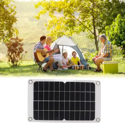 Vista 4 de Kit de panel solar de 12 voltios y 7 . 8 W, mantenedor de cargador de batería solar, impermeable, portátil, panel solar, cargador de batería