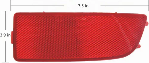 Vista 3 de Adecuado para Sprinter 2500 3500 W906 2007-2018 OEM 9068260040/9068060140/9068260240 Conjunto de reflector de parachoques trasero
