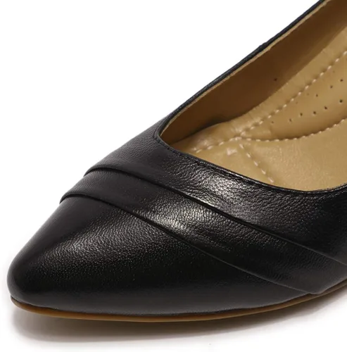 Vista 4 de Mona flying Zapatos de vestir de oficina con tacón medio y punta puntiaguda para mujer
