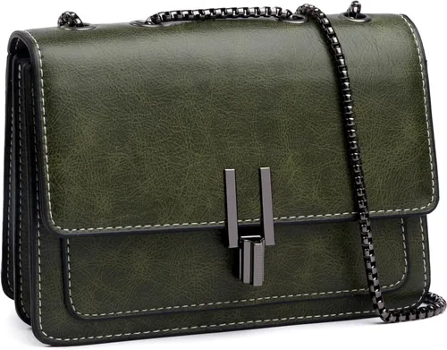 Vista 18 de Travistar Bolsos cruzados para mujer, bolsos pequeños de piel sintética, bolso de hombro, bolso de noche, bolsos acolchados con correa de cadena